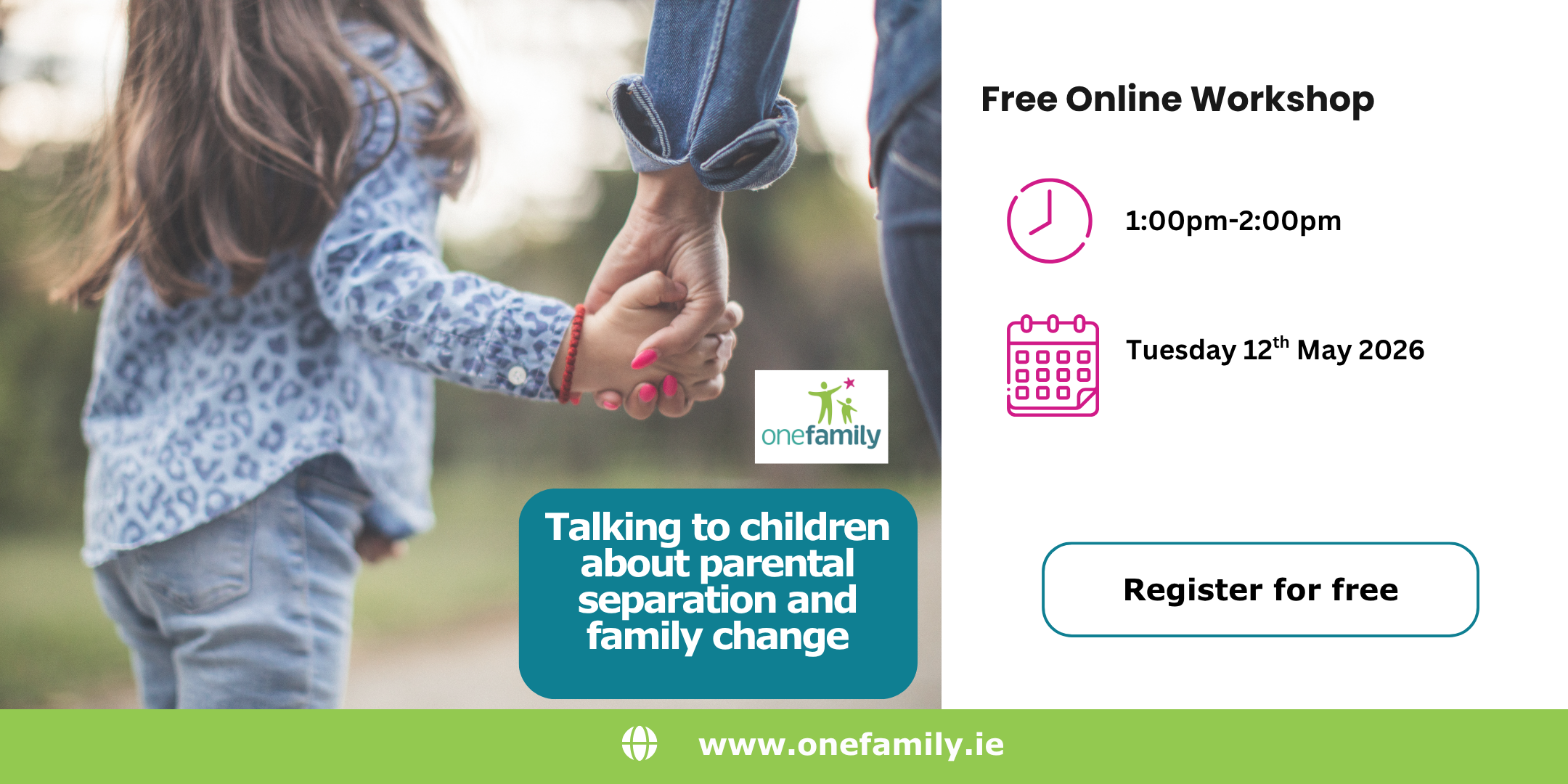 Talking to children about parental separation and family change